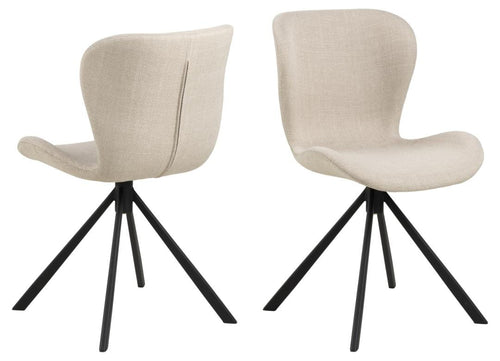 Actona Sedia da pranzo in tessuto Batilda -A1 24 Beige