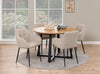 Actona Sedia da pranzo in tessuto Brenda Beige