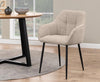 Actona Sedia da pranzo in tessuto Brenda Beige