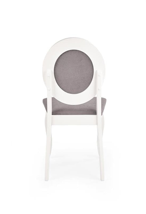 Sedia da pranzo in tessuto Brook Grigio (1)