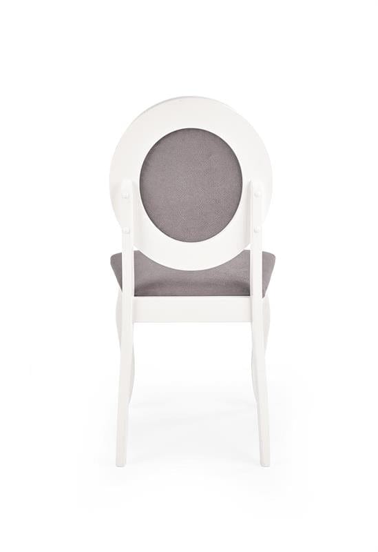 Sedia da pranzo in tessuto Brook Grigio (1)