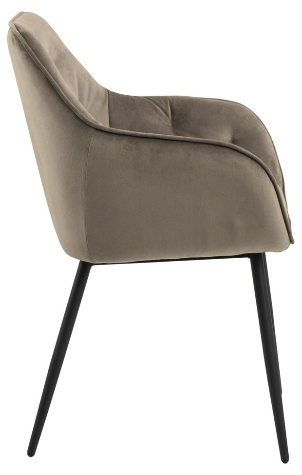 Actona Sedia da pranzo in tessuto Brooke 82AC Beige
