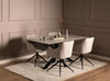 Actona Sedia da pranzo in tessuto Brooke Beige