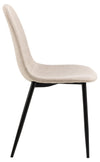 Actona Sedia da pranzo in tessuto Celia Beige