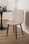 Actona Sedia da pranzo in tessuto Celia Beige