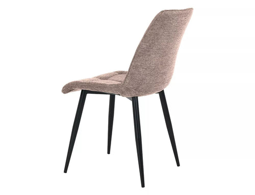 Sedia da pranzo in tessuto Chic Brego Beige (1)
