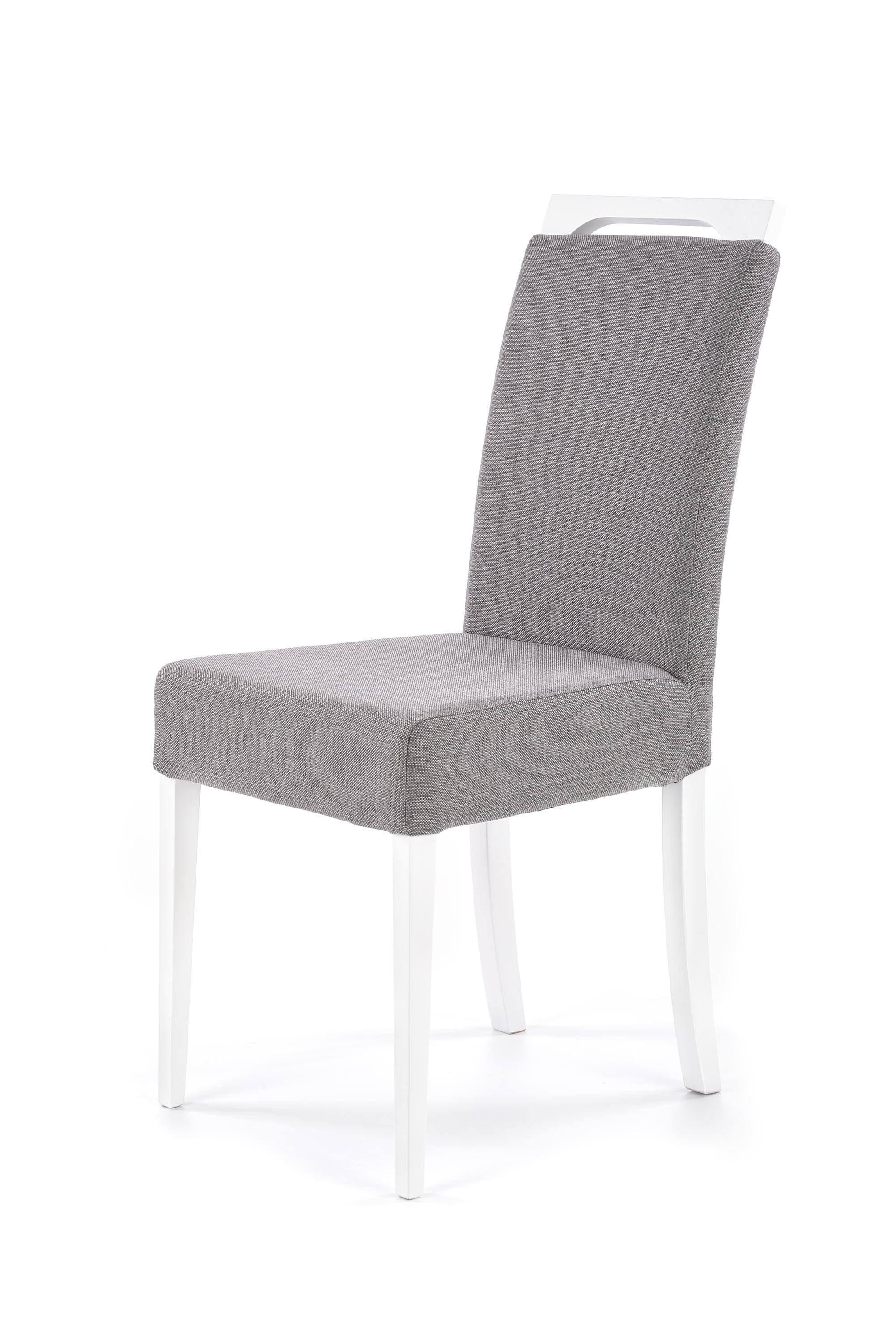 Sedia da pranzo in tessuto Clarinda Grigio (1)