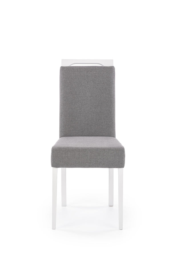 Sedia da pranzo in tessuto Clarinda Grigio (2)