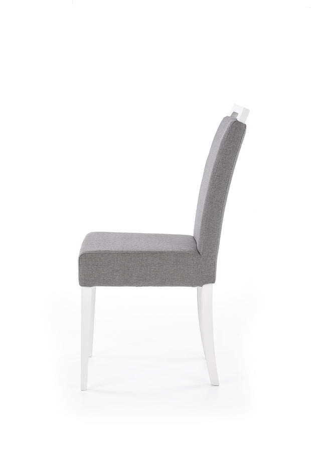 Sedia da pranzo in tessuto Clarinda Grigio (3)
