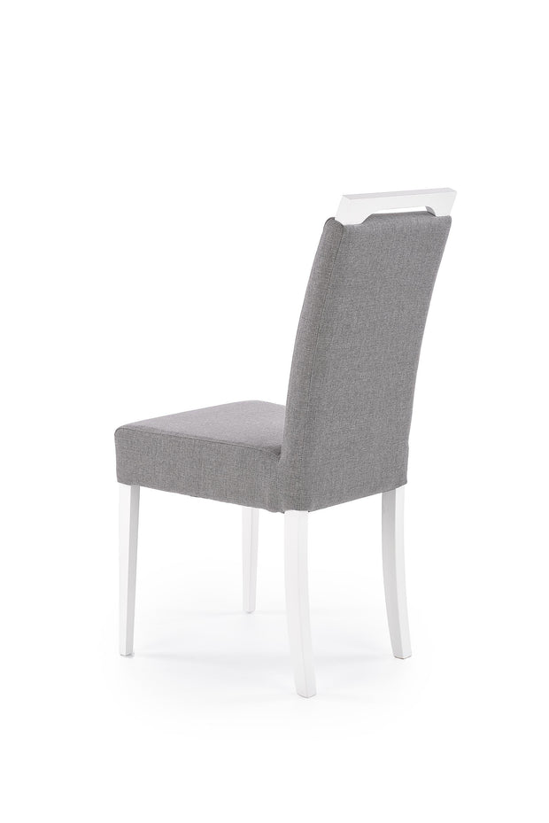 Sedia da pranzo in tessuto Clarinda Grigio (4)