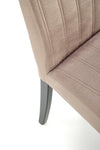 Sedia da pranzo in tessuto Diego 2 Beige (6)