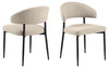 Actona Sedia da pranzo in tessuto Edina Beige