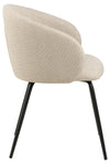 Actona Sedia da pranzo in tessuto Eleanor Beige