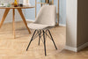 Actona Sedia da pranzo in tessuto Eris Beige
