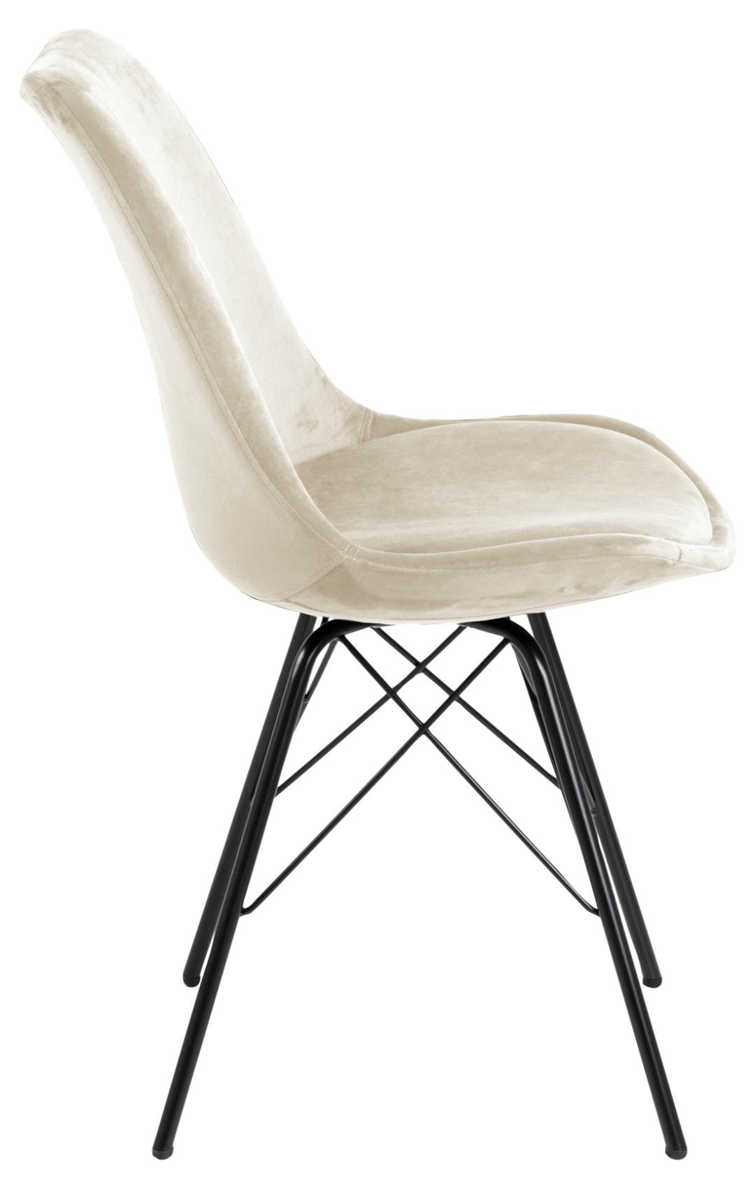 Actona Sedia da pranzo in tessuto Eris Beige