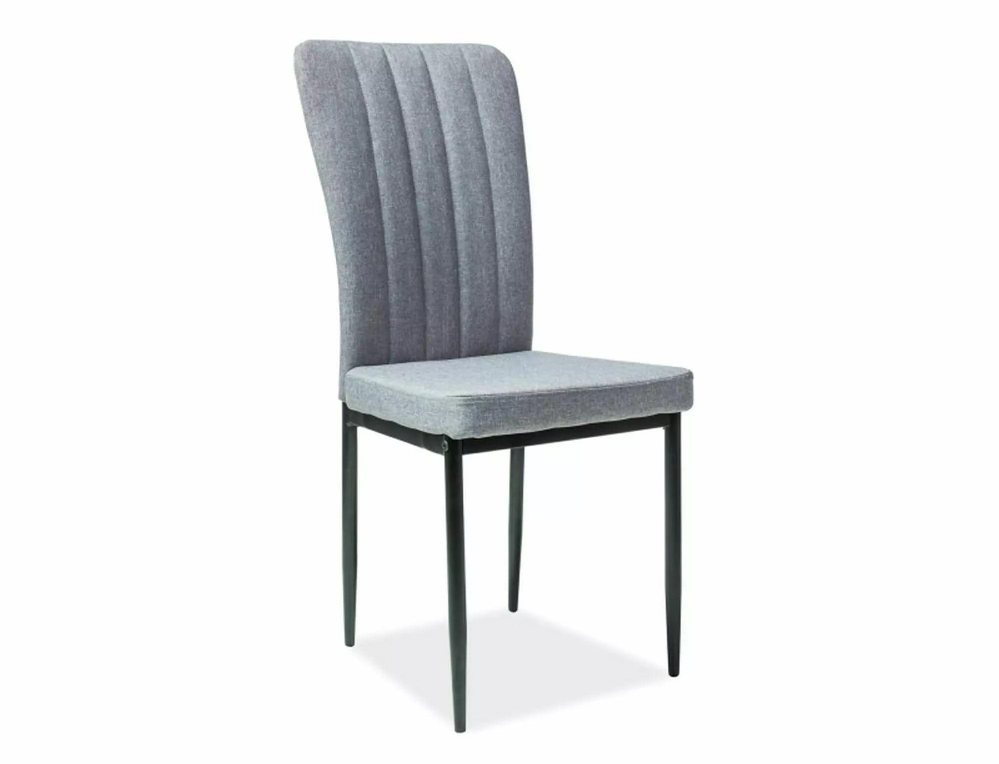 Sedia da pranzo in tessuto H733 Grigio