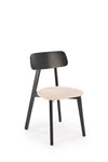 Sedia da pranzo in tessuto Hylo Beige