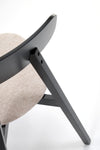 Sedia da pranzo in tessuto Hylo Beige (6)