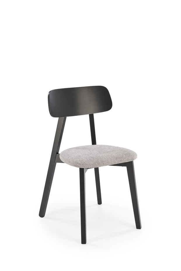 Sedia da pranzo in tessuto Hylo Nero