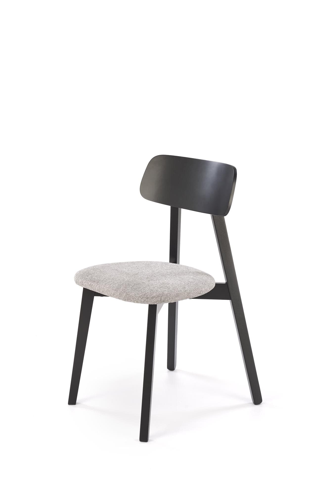 Sedia da pranzo in tessuto Hylo Nero (3)