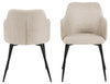 Actona Sedia da pranzo in tessuto Ilsa Beige