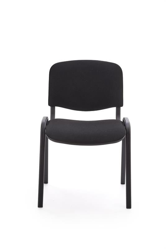 Sedia da pranzo in tessuto Isidor Nero (1)