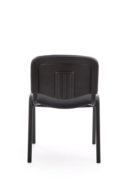 Sedia da pranzo in tessuto Isidor Nero (4)