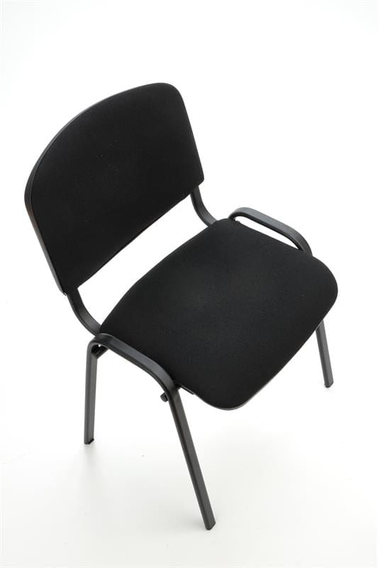 Sedia da pranzo in tessuto Isidor Nero (5)