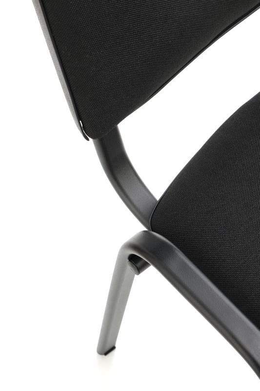 Sedia da pranzo in tessuto Isidor Nero (7)