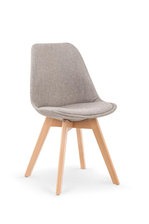 Sedia da pranzo in tessuto K303 Beige