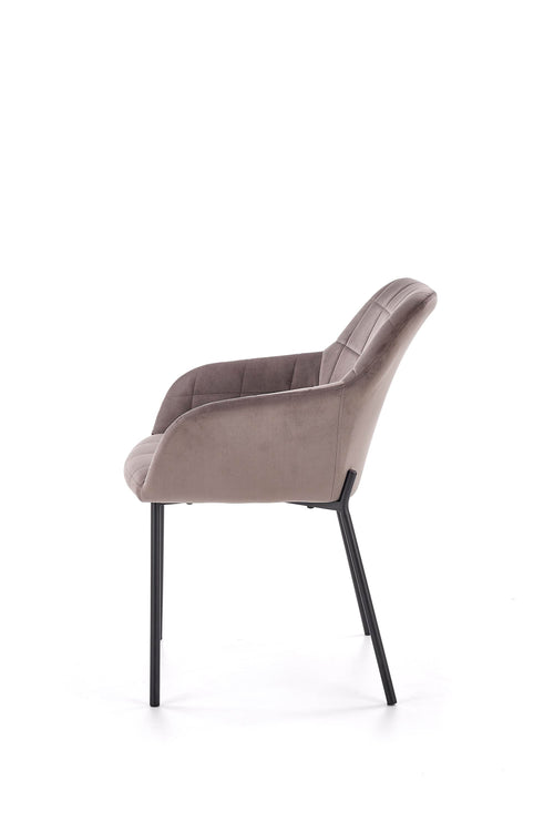 Sedia da pranzo in tessuto K305 Grigio (1)