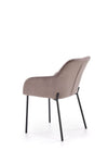 Sedia da pranzo in tessuto K305 Grigio (2)