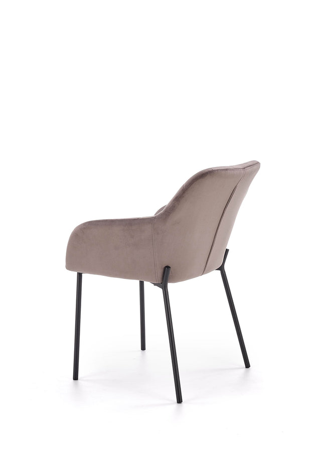 Sedia da pranzo in tessuto K305 Grigio (2)