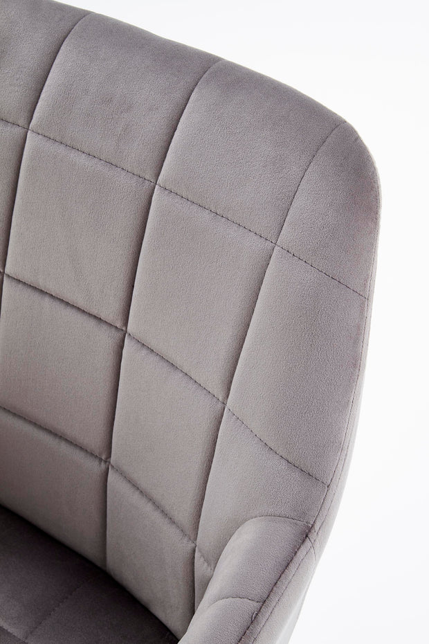 Sedia da pranzo in tessuto K305 Grigio (3)