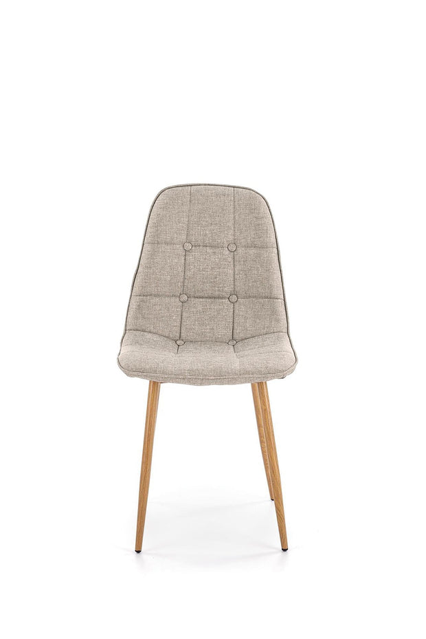 Sedia da pranzo in tessuto K316 Beige (4)