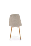 Sedia da pranzo in tessuto K316 Beige (7)