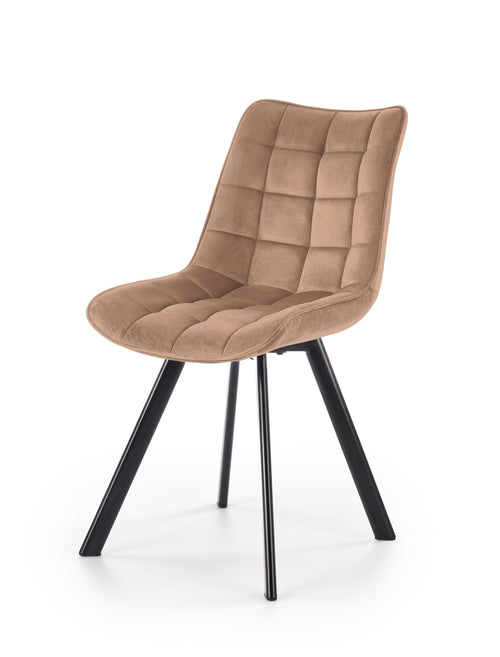 Sedia da pranzo in tessuto K332 Beige
