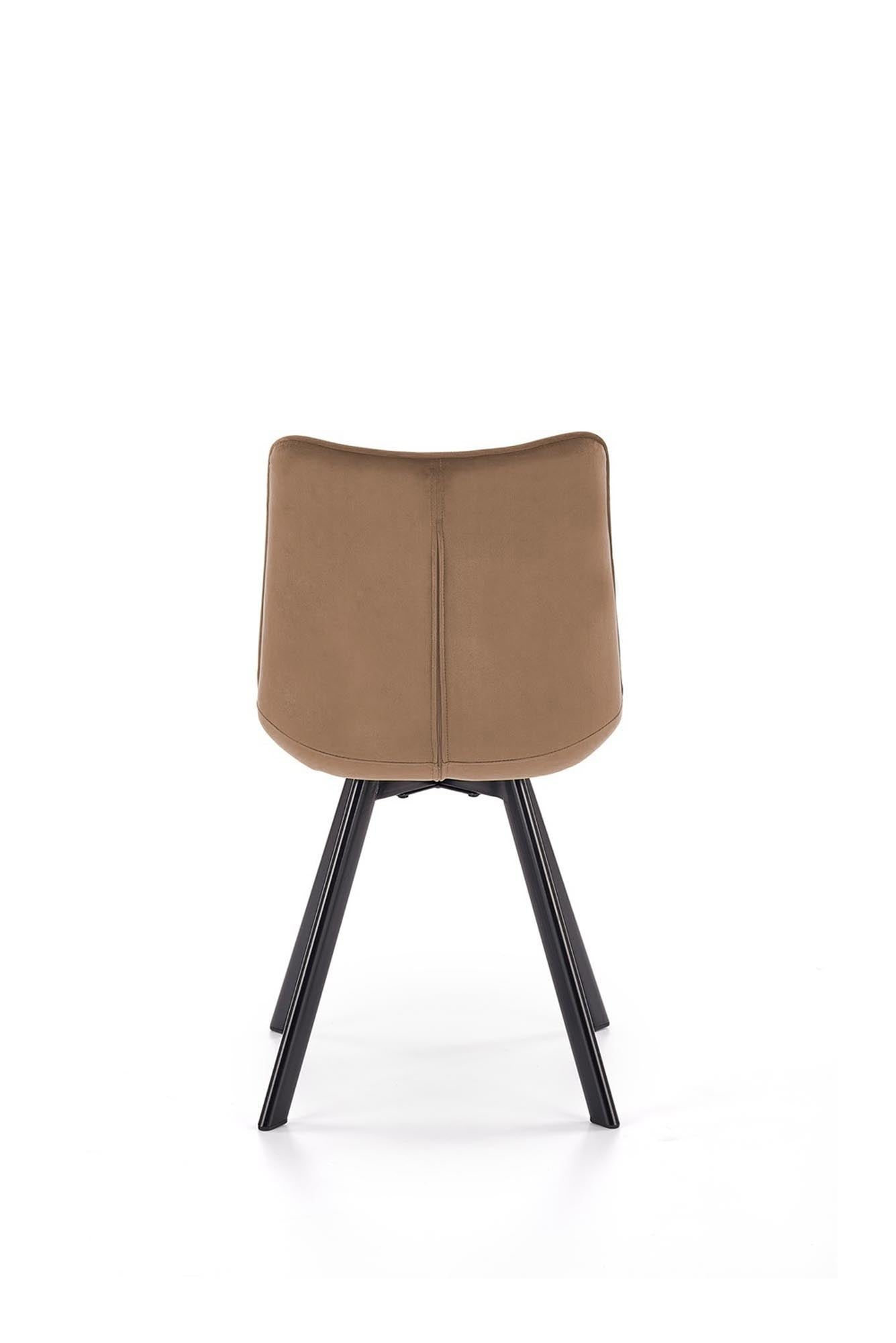 Sedia da pranzo in tessuto K332 Beige (7)