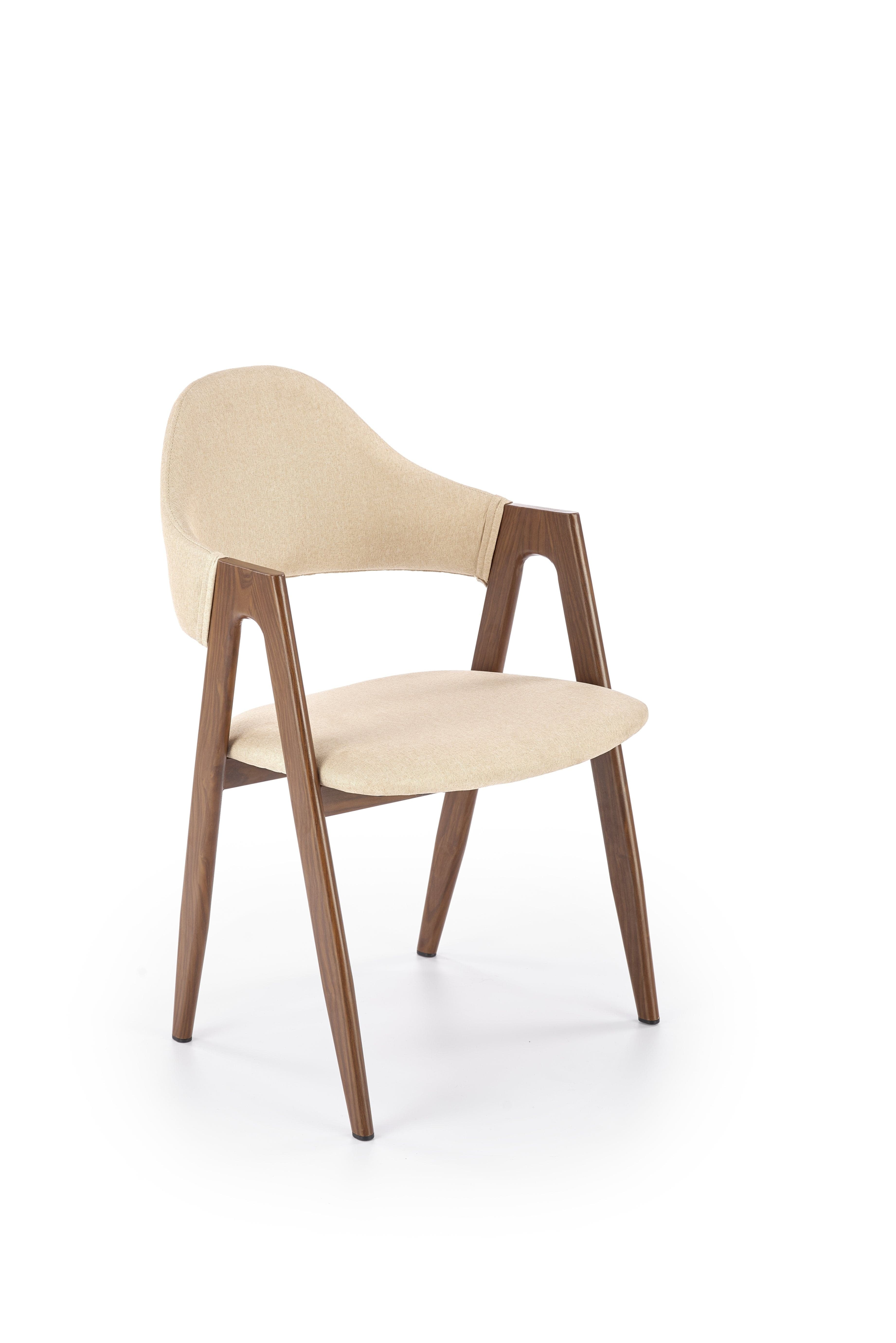 Sedia da pranzo in tessuto K344 Beige