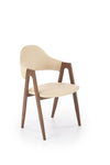 Sedia da pranzo in tessuto K344 Beige