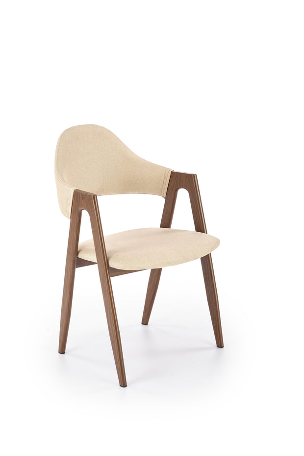 Sedia da pranzo in tessuto K344 Beige