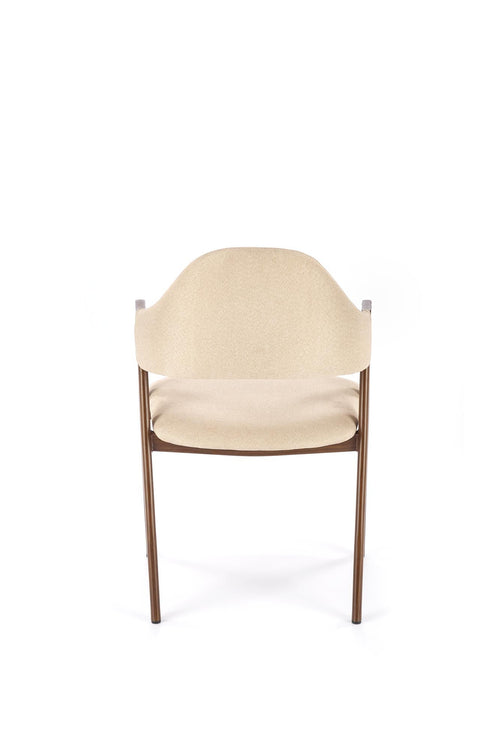 Sedia da pranzo in tessuto K344 Beige (1)