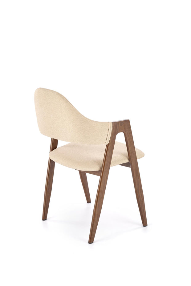 Sedia da pranzo in tessuto K344 Beige (4)