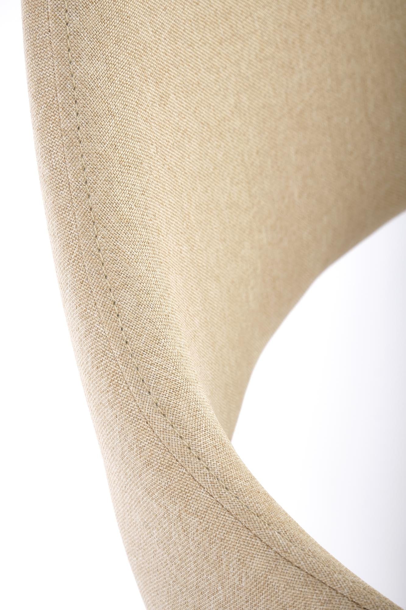 Sedia da pranzo in tessuto K344 Beige (5)