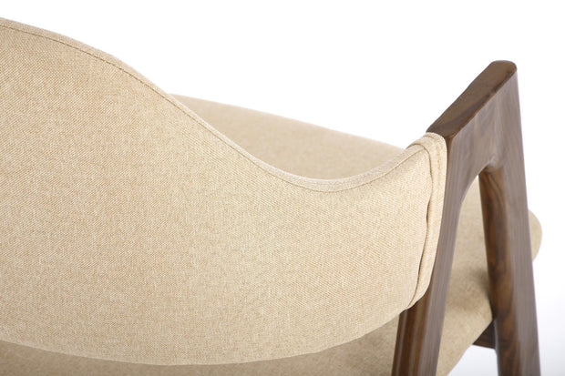 Sedia da pranzo in tessuto K344 Beige (7)