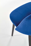 Halmar Sedia da pranzo in tessuto K384 Blu