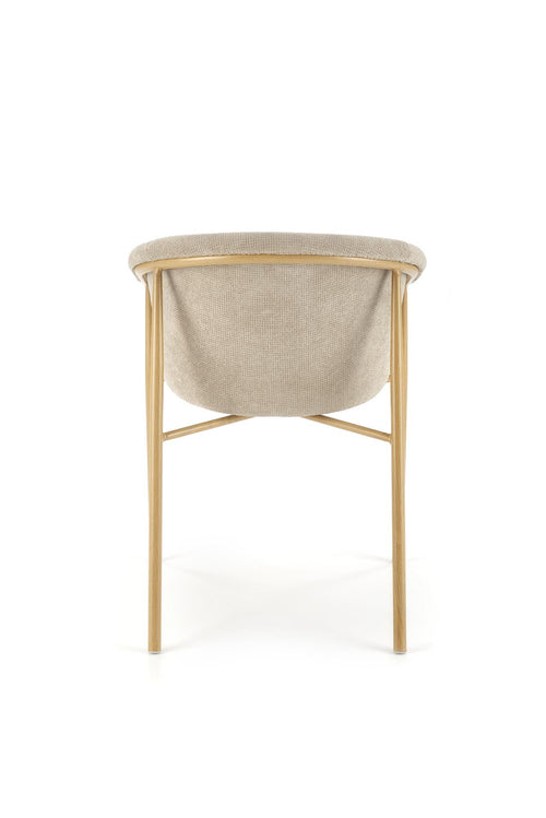 Sedia da pranzo in tessuto K489 Beige (1)