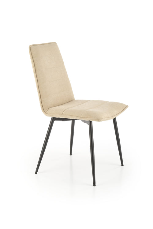 Sedia da pranzo in tessuto K493 Beige