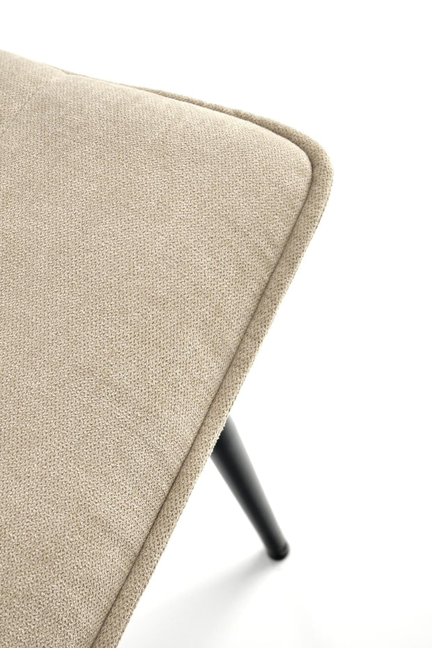 Sedia da pranzo in tessuto K493 Beige (7)