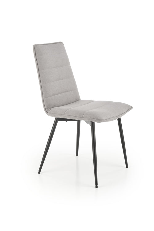 Sedia da pranzo in tessuto K493 Grigio